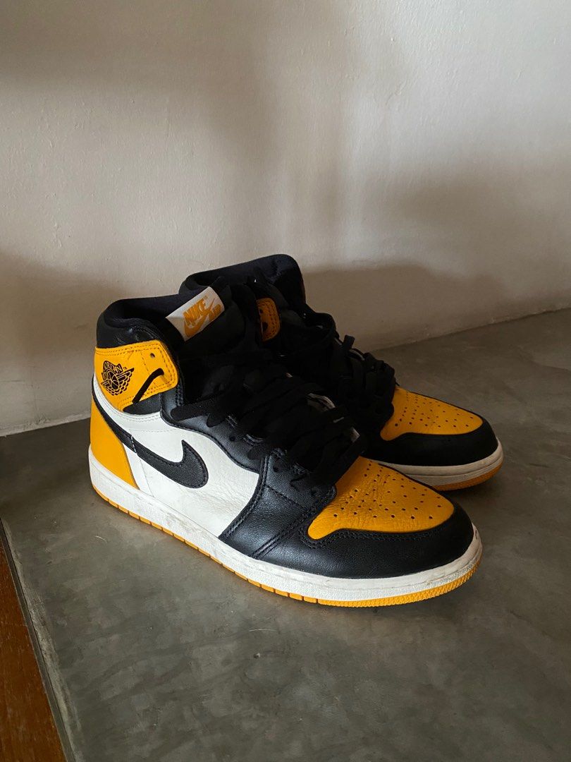 Air jordan 1 high og yellow toe sale