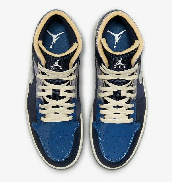 Air jordan 1 hotsell mid gs obsidian