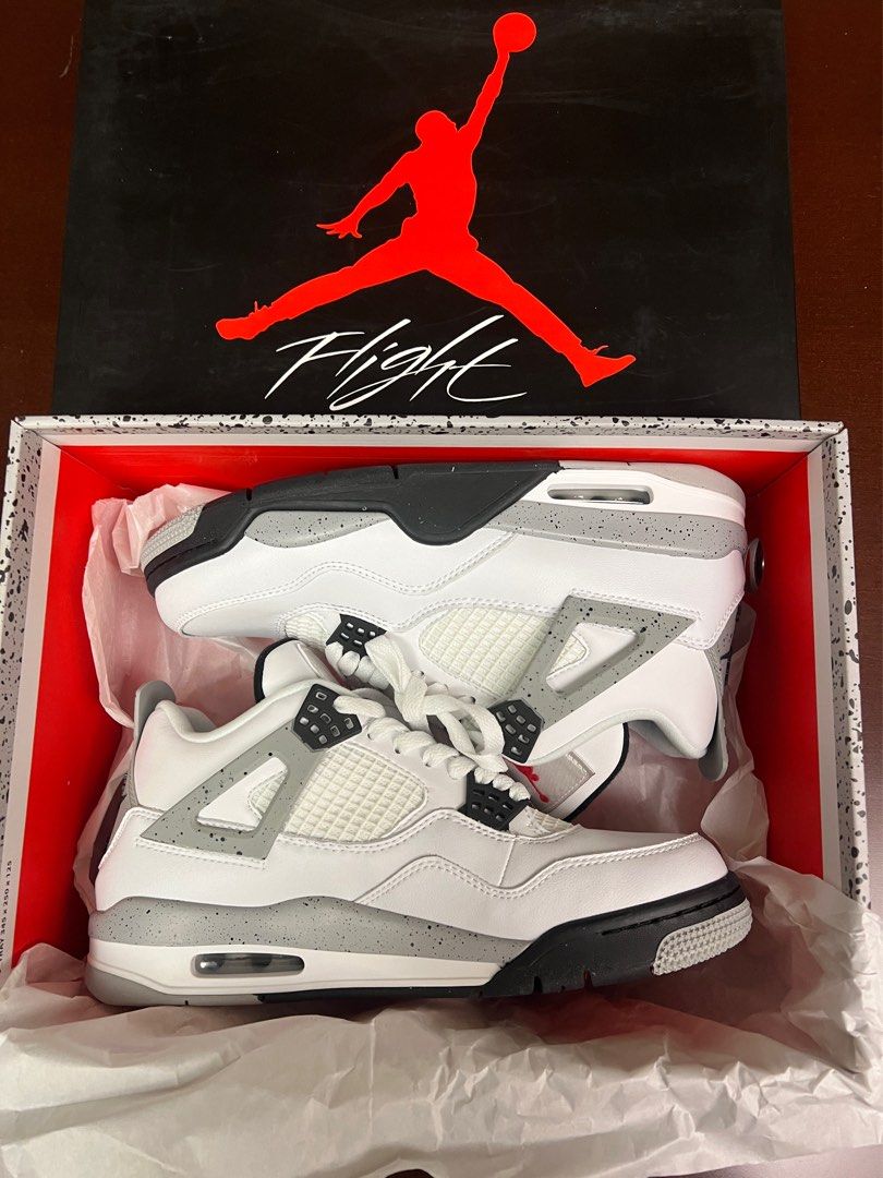 Air Jordan 4 Retro OG White Cement 2016 size US 8.5 BNIB