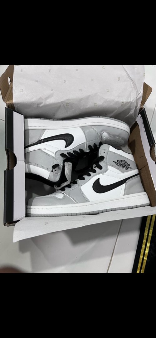 Air jordan mid low smoke grey. Men s Fashion Footwear Casual