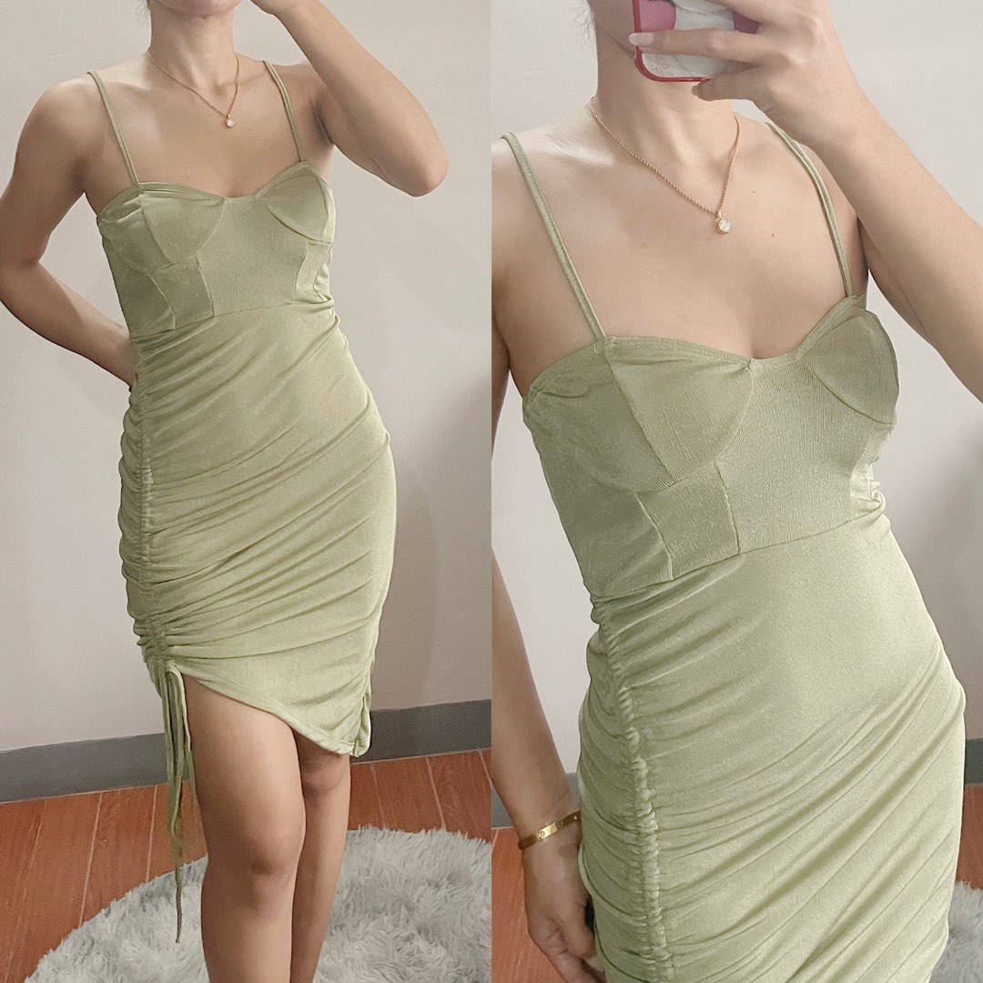 Apple green dress, Women's Fashion, Dresses & Sets, Dresses on Carousell