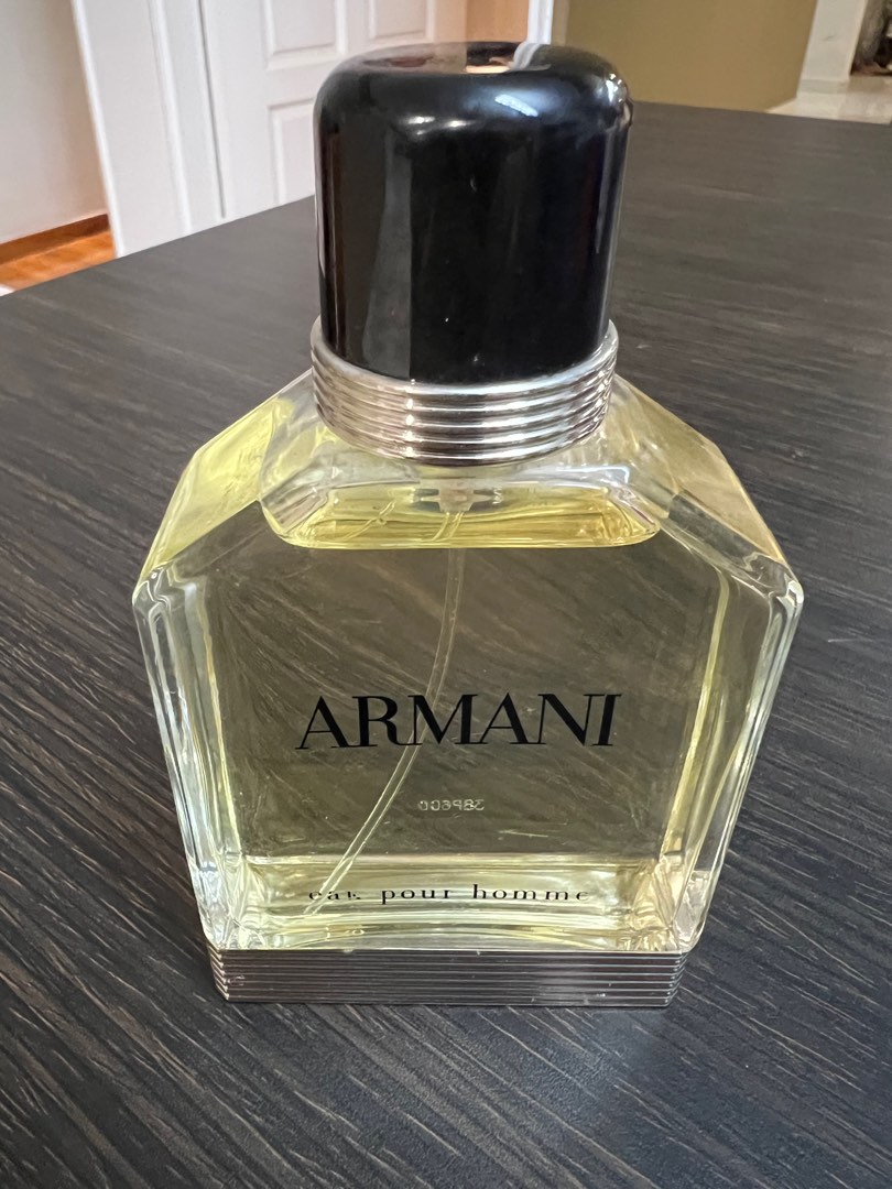 Armani Eau pour homme 100ml, Beauty & Personal Care, Fragrance & Deodorants  on Carousell