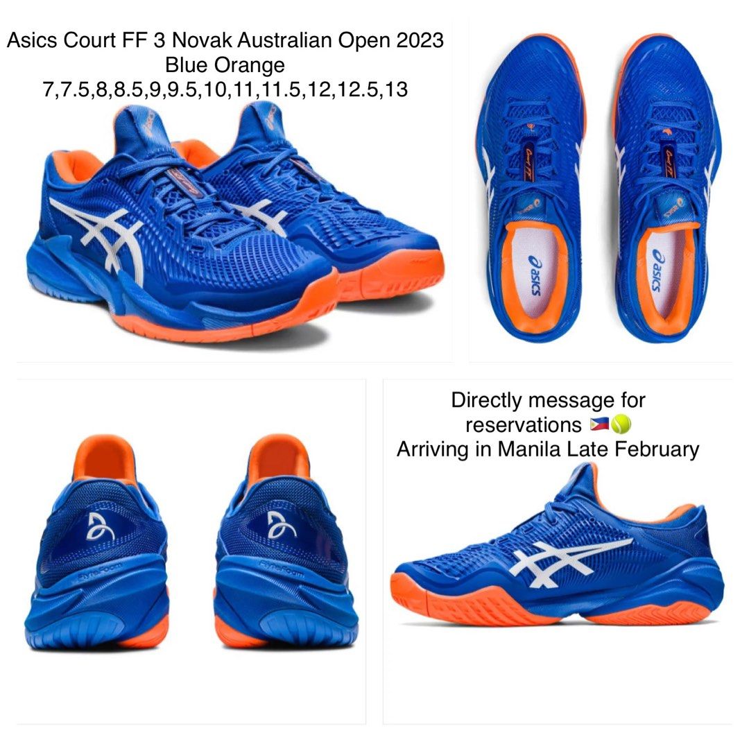 Asics 2023 Tennis Shoes, Sports Equipment, Other Sports Equipment and
