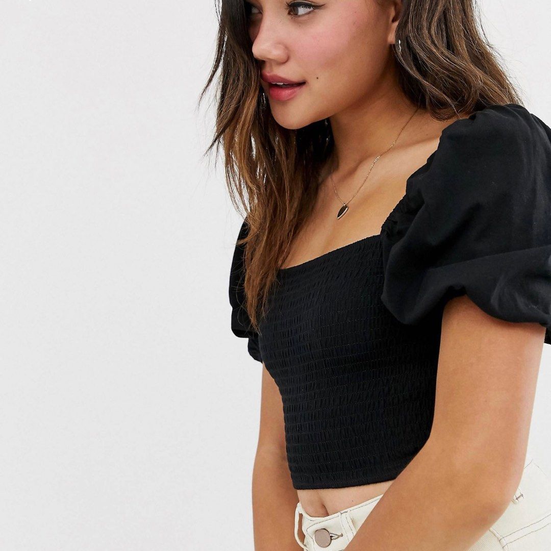 asos puff sleeve shirt