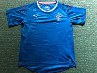 Authentic Rangers FC Puma football / soccer jersey for youth teens or adults up to 1.65 metres
