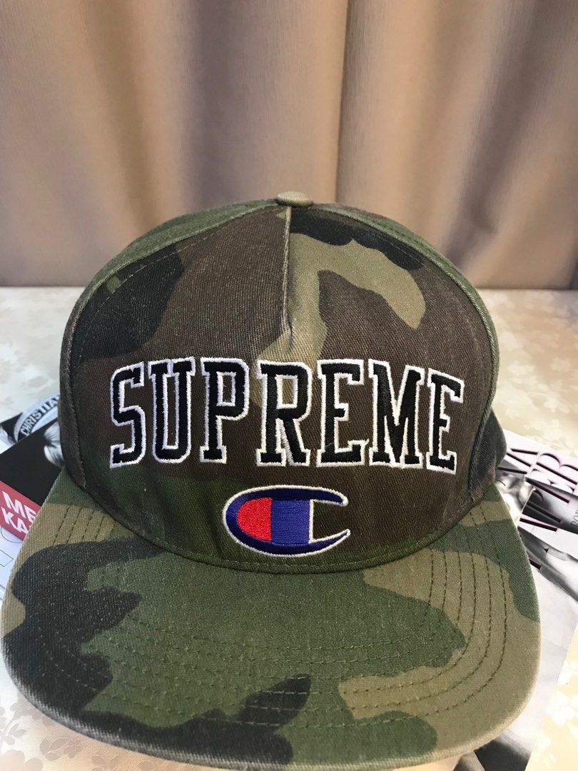 Champion x supreme best sale hat