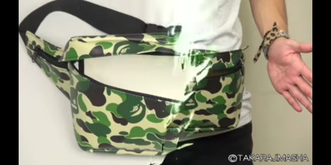 Bape waist bag original from japan, Men's Fashion, Bags, Belt bags