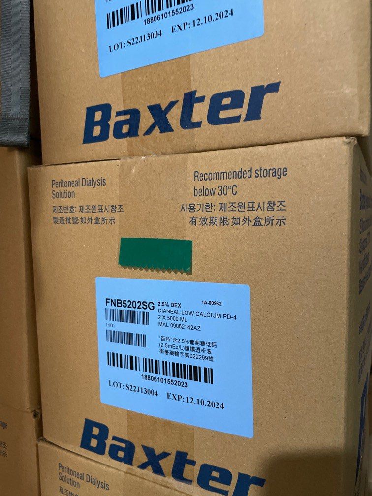 baxter dialysis order supplies