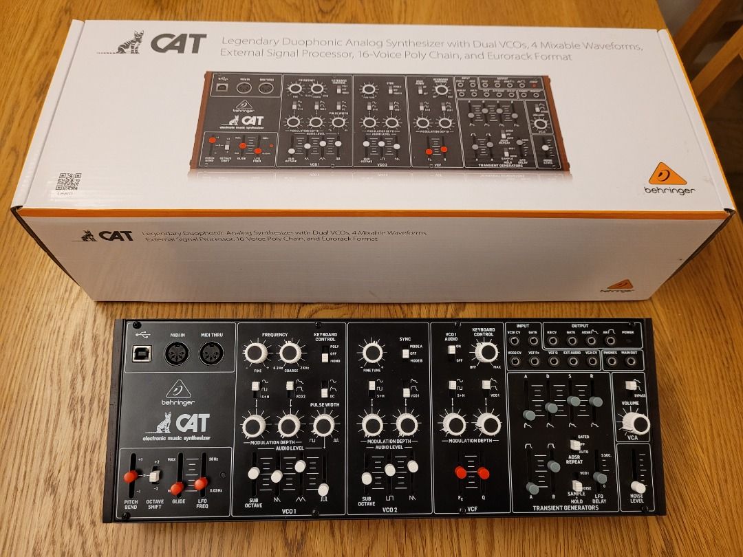 Behringer Cat Analog Synthesizer, 興趣及遊戲, 音樂、樂器& 配件