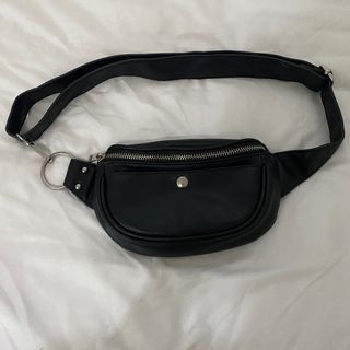 BERSHKA Faux Leather Pocket Belt Bag Fanny Pack