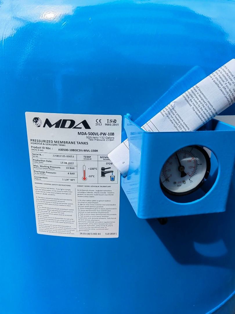 BLADDER TANK, Commercial & Industrial, Industrial Equipment on Carousell