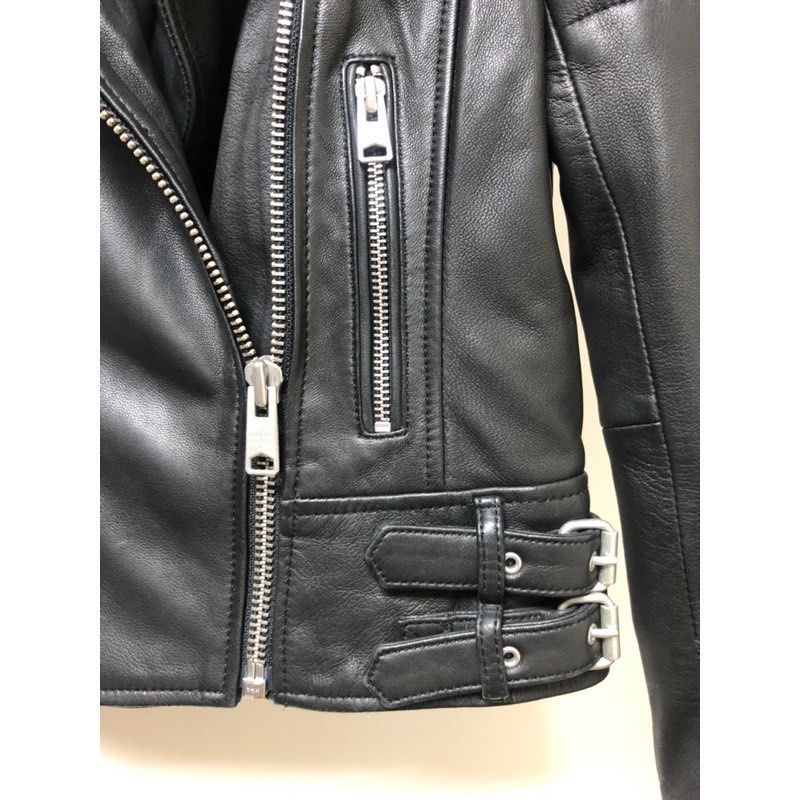 Allsaints papin sales leather biker jacket