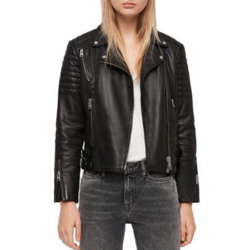 brand new ALLSAINTS papin leather jacket