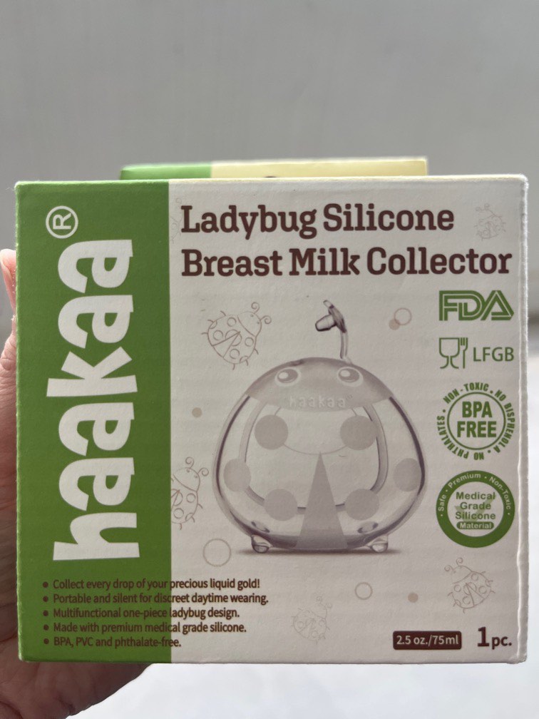 Brand New In Box Haakaa Ladybug Silicon Breast Milk Collector, Babies