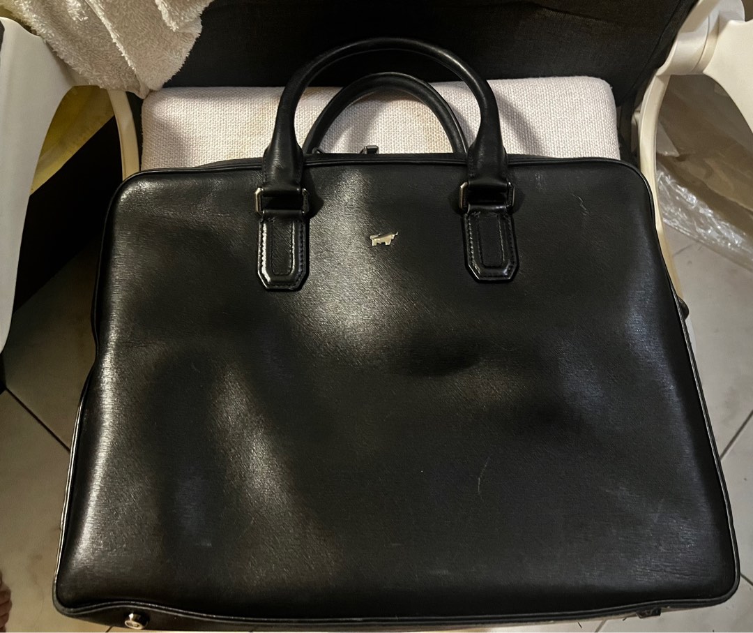braun buffel document/laptop bag, Women's Fashion, Bags & Wallets, Shoulder Bags on Carousell