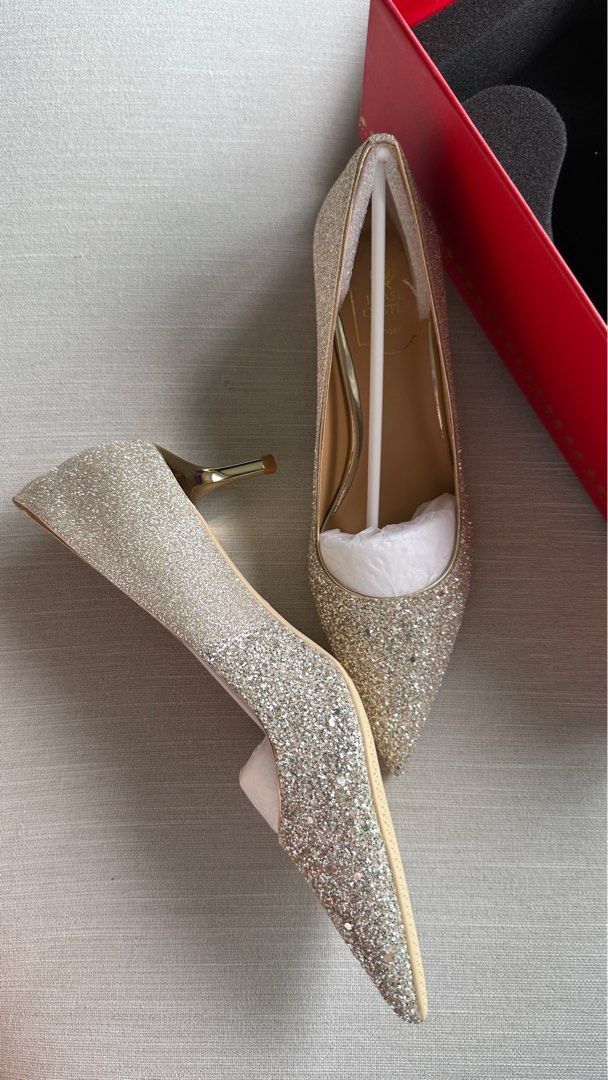 Bridal Shoes EU37 240mm Low Heel Women s Fashion Footwear