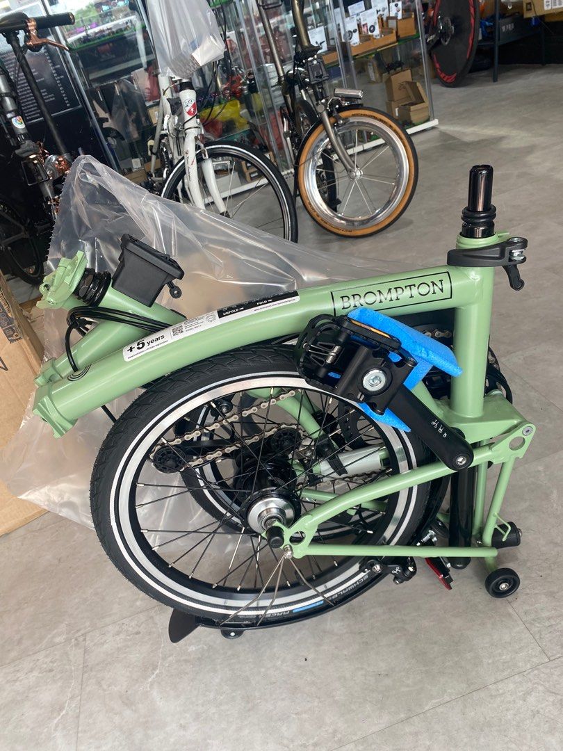 Brompton Green Brompton C Line Folding Bike - 2 Speed