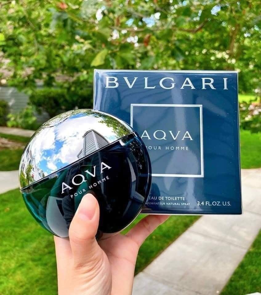 Aqva Pour Homme Marine Bvlgari Perfume 100ml Dark Blue Beauty