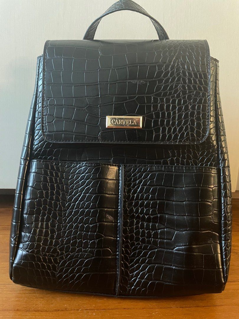 Carvela backpack hotsell black
