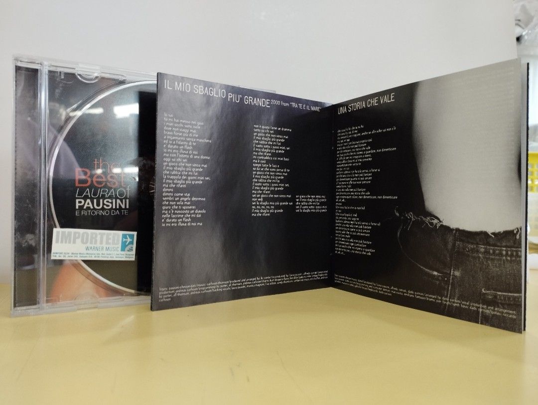 CD) The Best Of Laura Pausini E Ritorno Da Te, Hobbies & Toys, Music &  Media, CDs & DVDs on Carousell