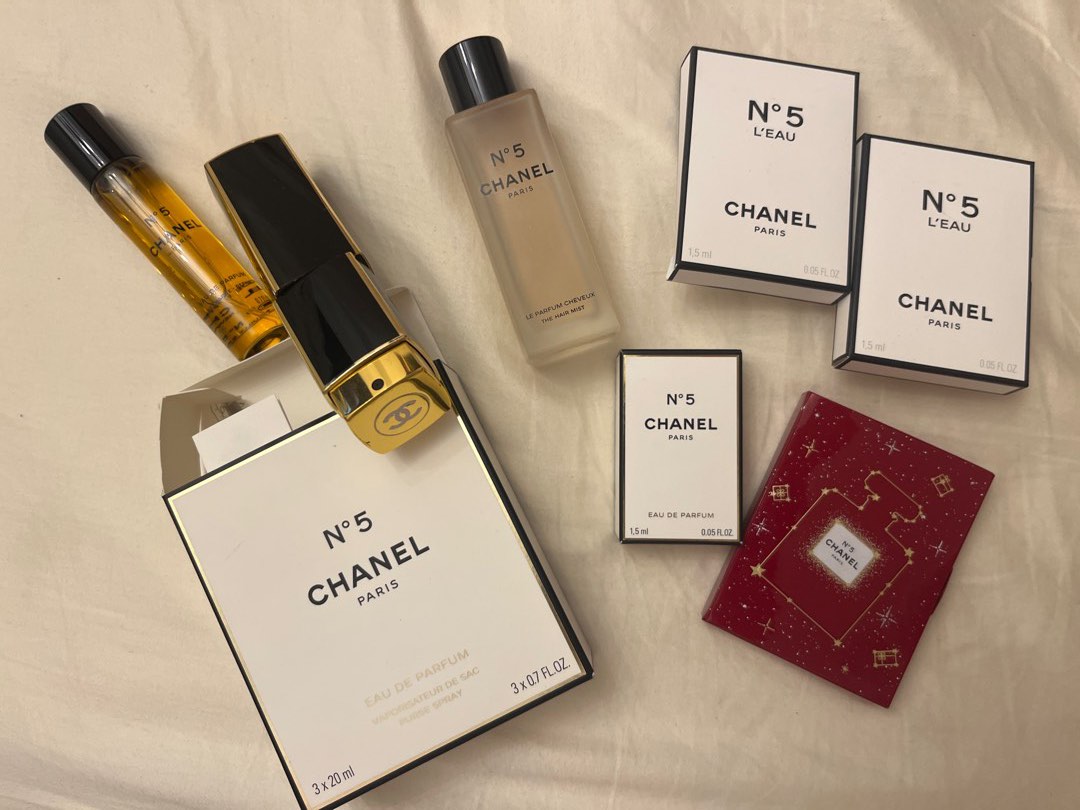 Chanel No 5 L'eau The Purse Spray Factory 5 Collection Eau De Toilette |  eBay