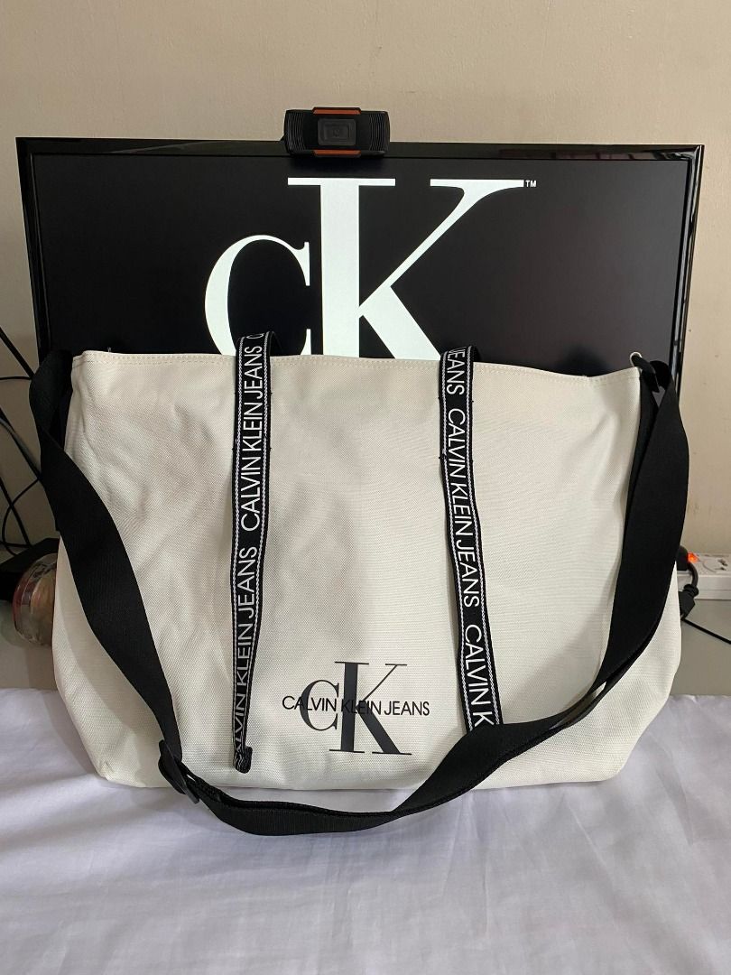 Ck 2way Tote Bag, Women's Fashion, Bags & Wallets, Tote Bags on Carousell