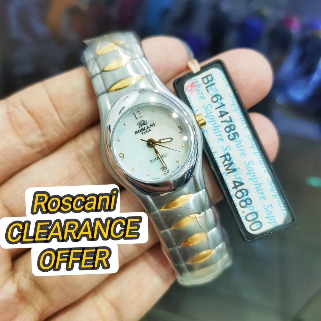 CLEARANCE] ROSCANI Ladies Sapphire Watch small size, Women's