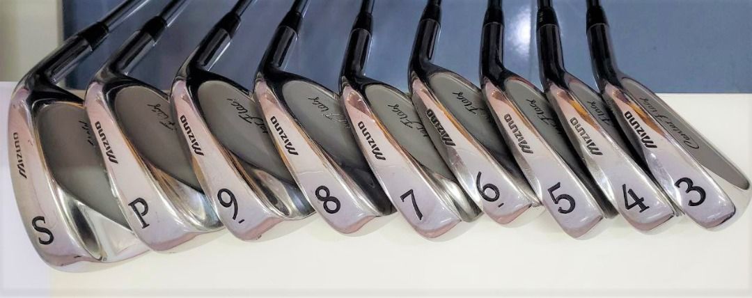 Complete Irons Set (3-S) Mizuno Center Flag Steel Regular, Sports