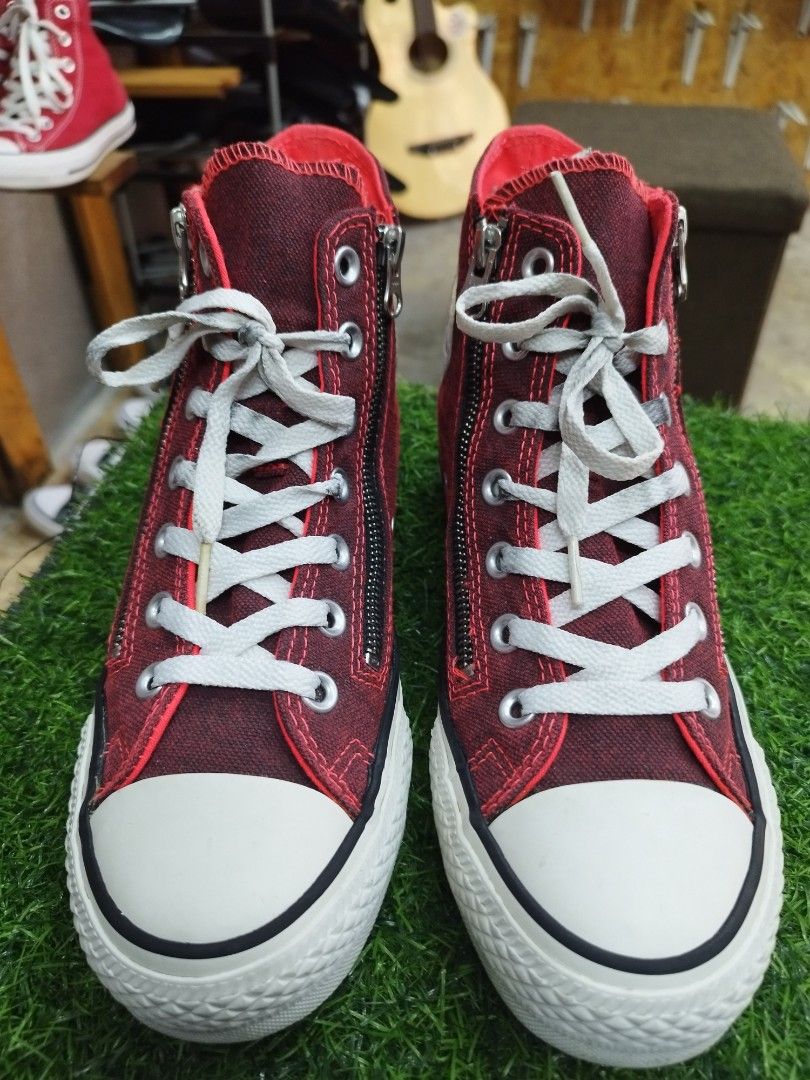 Converse all star double zipper sale
