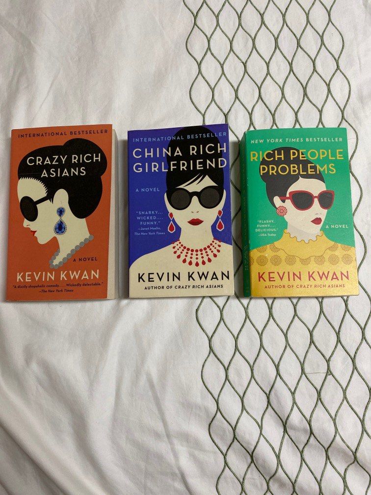 Crazy Rich Asians trilogy set (Category: Storybooks) located in Makati City. Submitted by fash8822 (Listing ID 1207423929, Image 1). Description: Great condition! The first 2 (Crazy Rich Asians and China Rich Girlfriend) have a clear protective cover. .