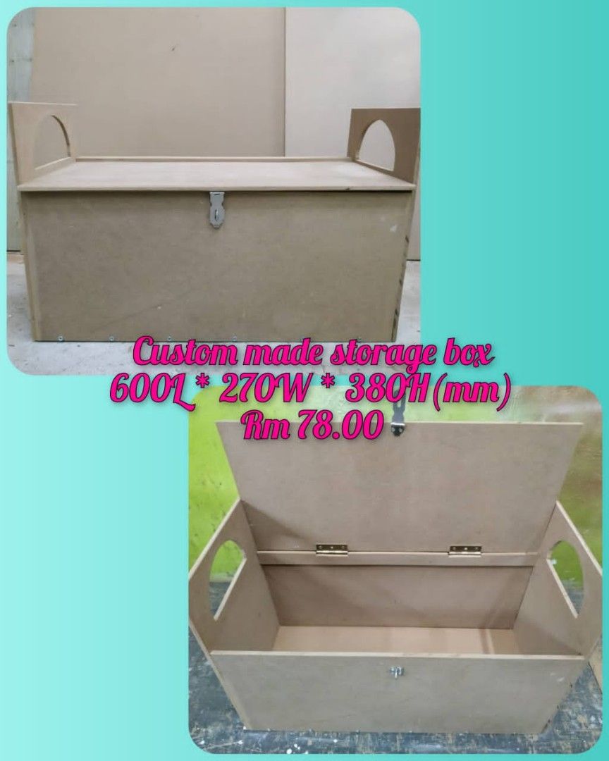 Custom Storage Box, Furniture & Home Living, Home Improvement