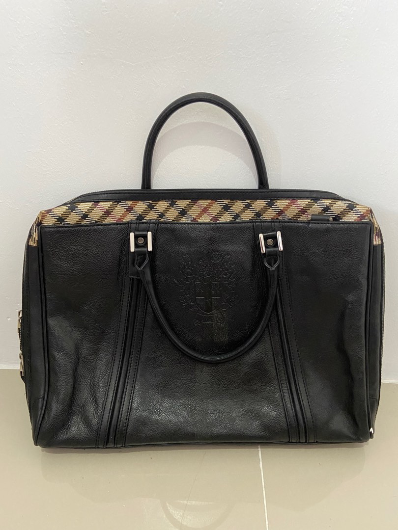 DAKS leather laptop bag, Women's Fashion, Bags & Wallets, Purses ...
