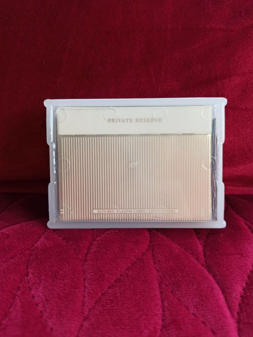 Dan & Dave Smoke and Mirrors Gold Private Reserve Playing Cards