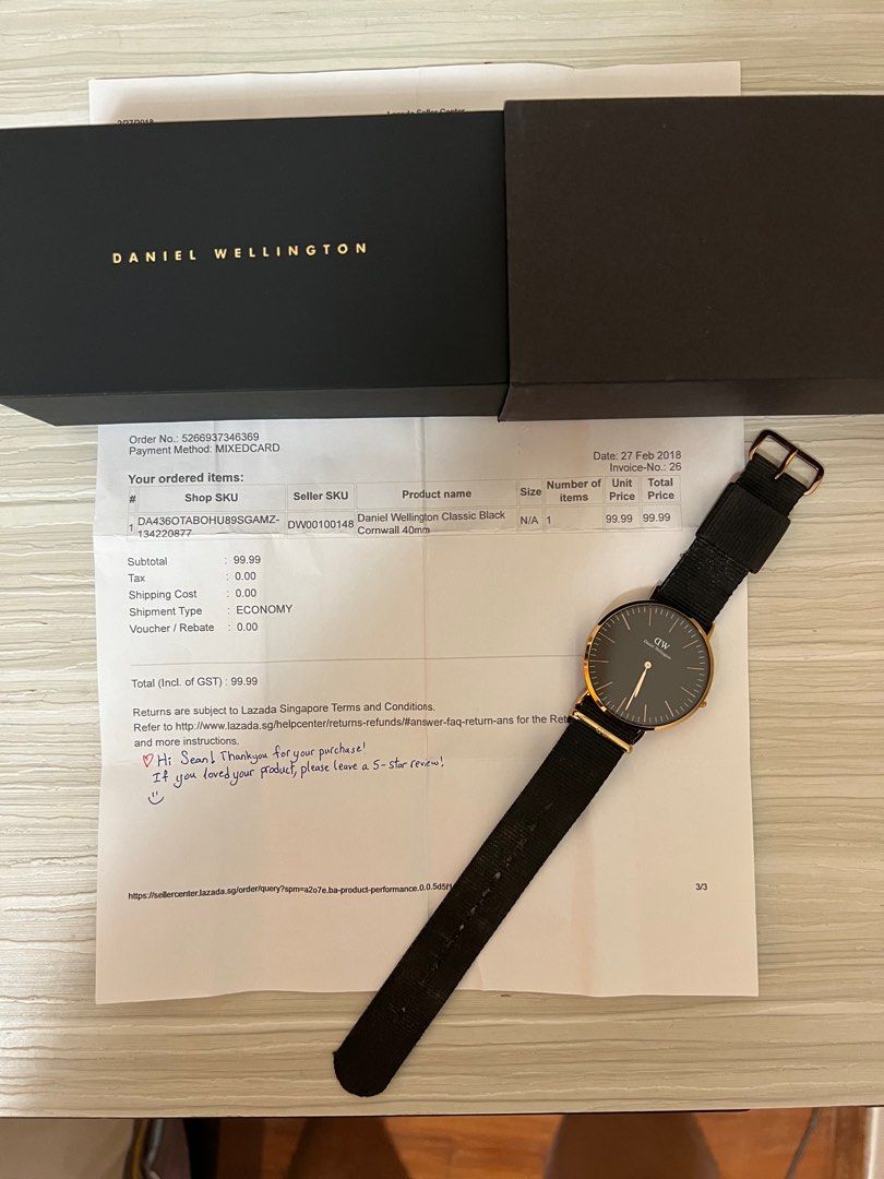 Daniel wellington hotsell 40mm watch