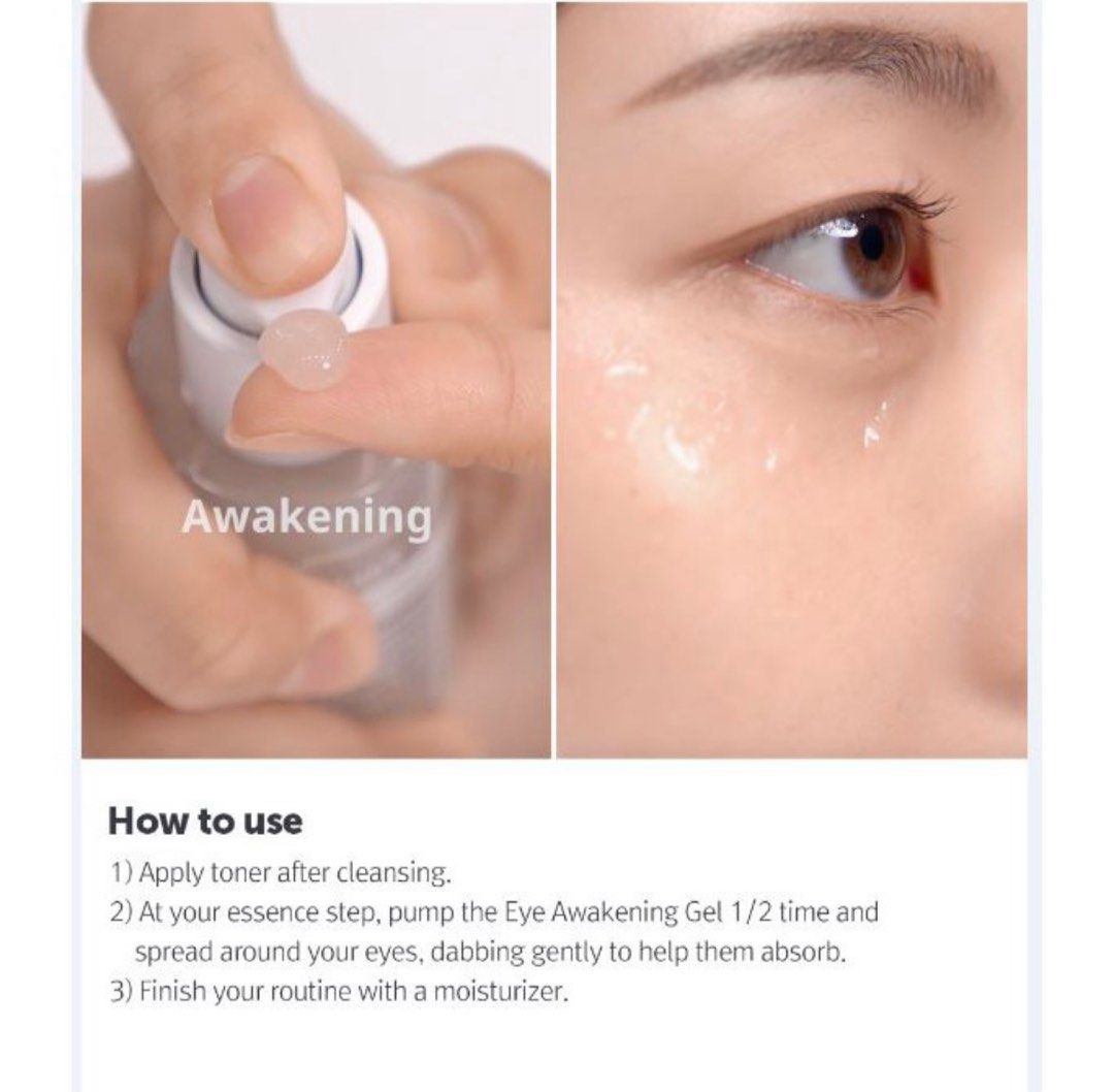 Dear, Klairs Fundamental Eye Awakening Gel, Beauty & Personal Care ...