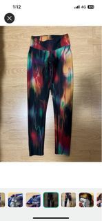Dharma Bums Orange and Black Leggings
