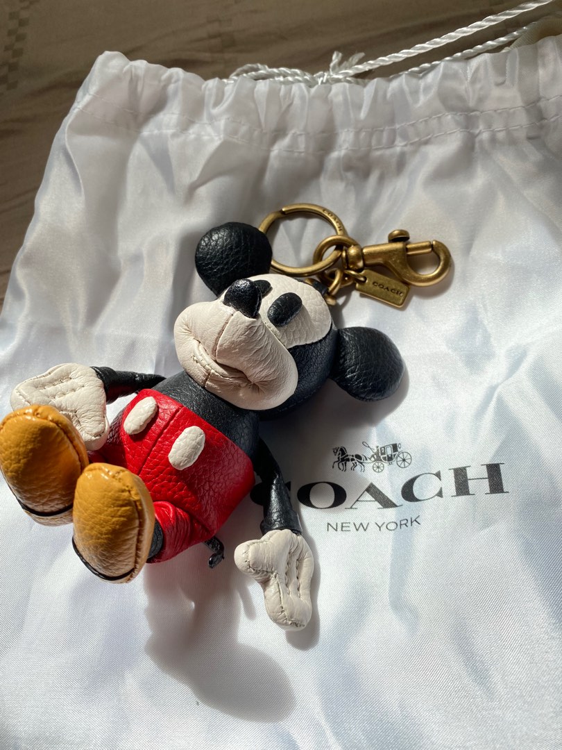 DISNEY x COACH MICKEY Keychain Sold Luxury Accessories on