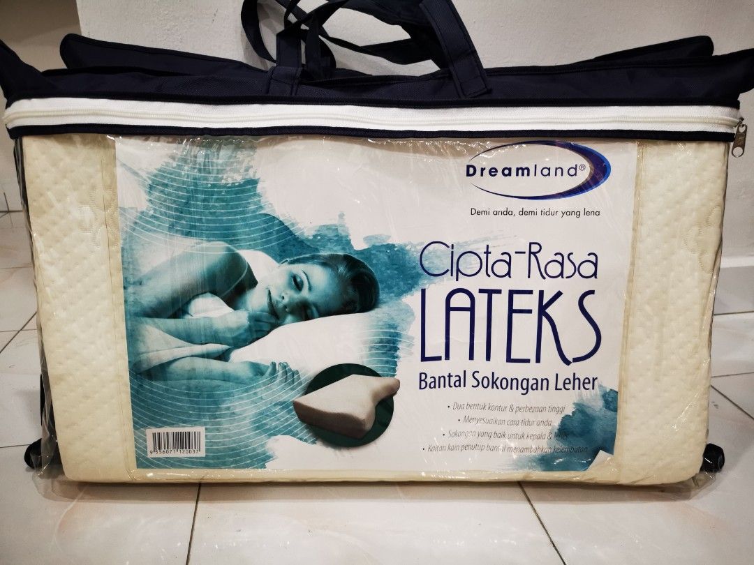 Dreamland best sale latex pillow