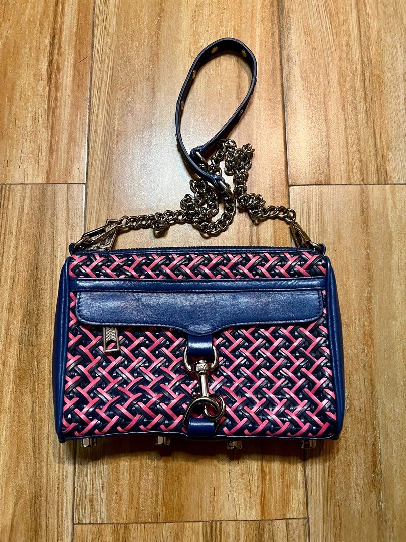 Rebecca minkoff woven bag discount
