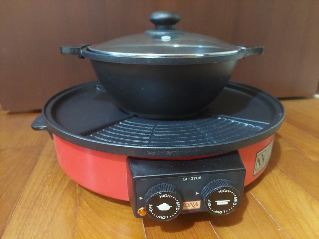 Electric BBQ Hot plate & Steamboat, TV & Home Appliances, Kitchen