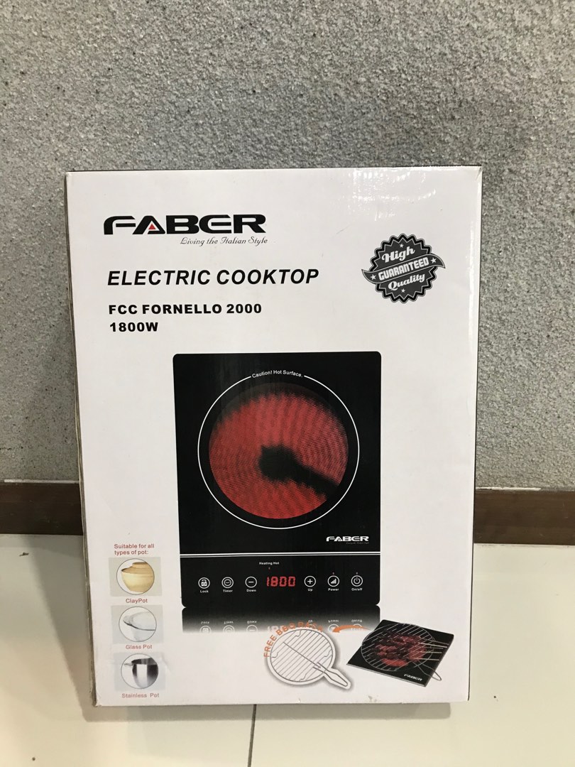 Faber Electric Cooktop, TV & Home Appliances, Kitchen Appliances