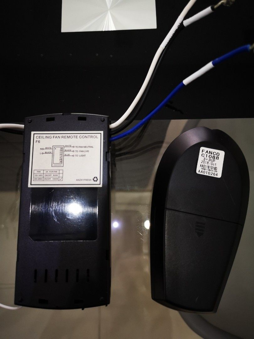 Fanco ceiling fan Remote control set ( remote, receiver, transmitter
