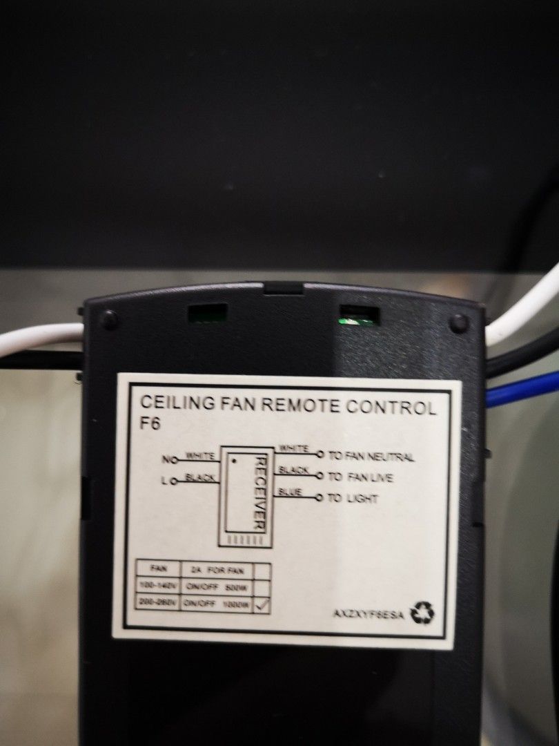 Fanco ceiling fan Remote control set ( remote, receiver, transmitter