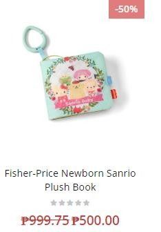 Fisher-Price Newborn Sanrio Plush Book