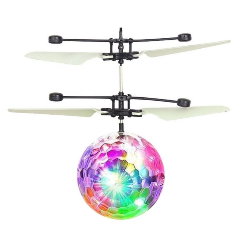 Flying Magic Crystal Ball Suspension Induction Aircraft Electric Colorful Luminous Flying Ball H0163