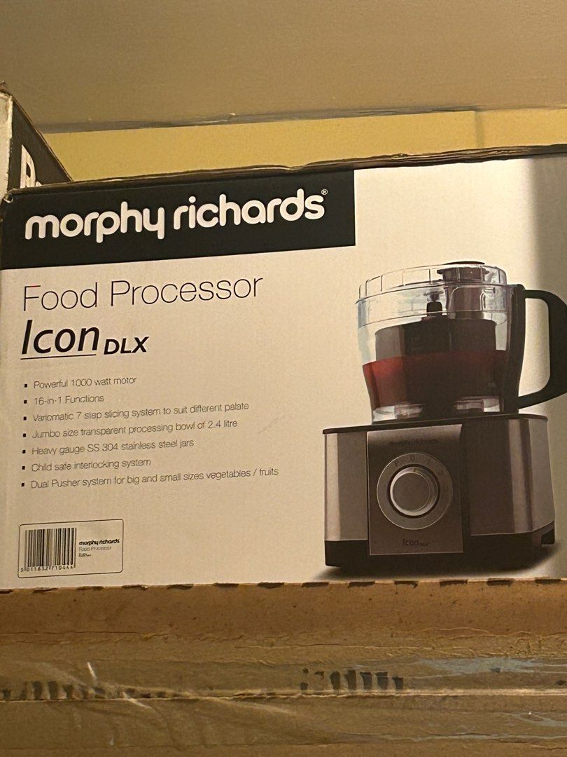 Morphy Richards Icon Dlx Food Processor, Food Processor, Food Preparation