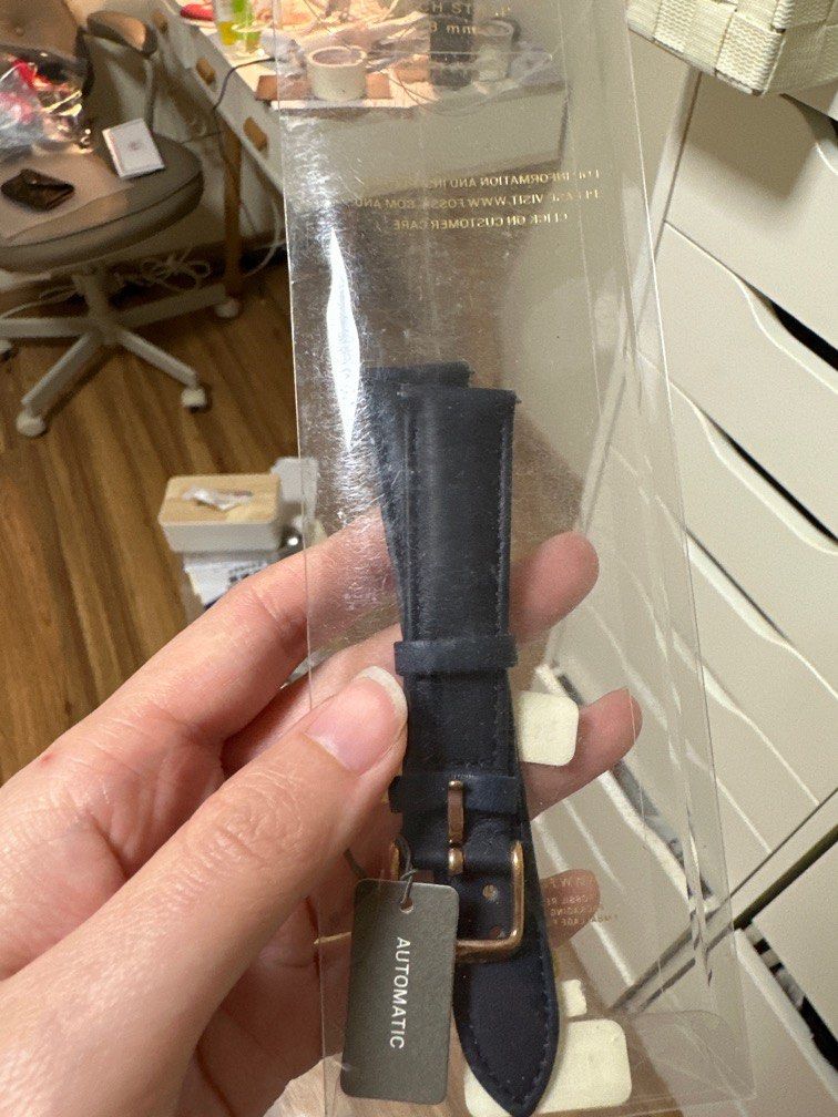 Fossil Watch strap navy 18mm Women s Fashion Watches