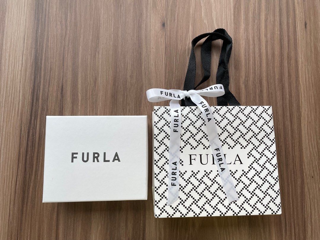 Furla box and bag authentic