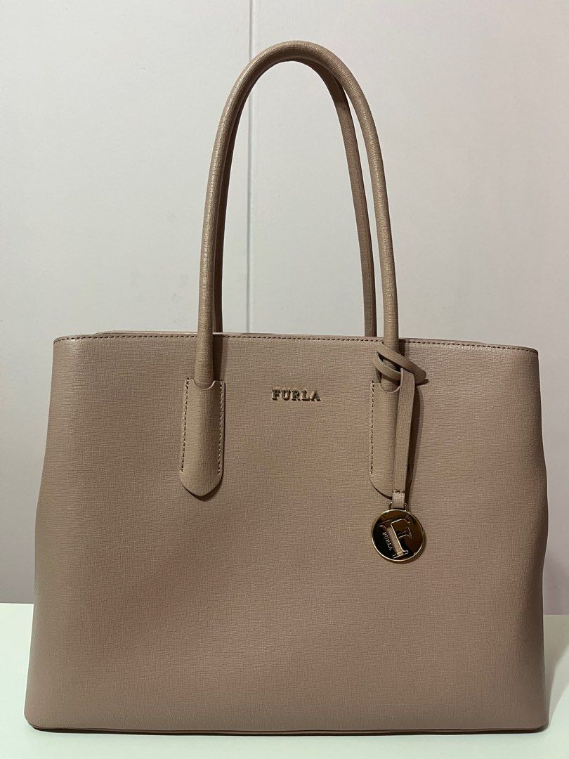 RESERVED Furla Moonstone Pink tote bag