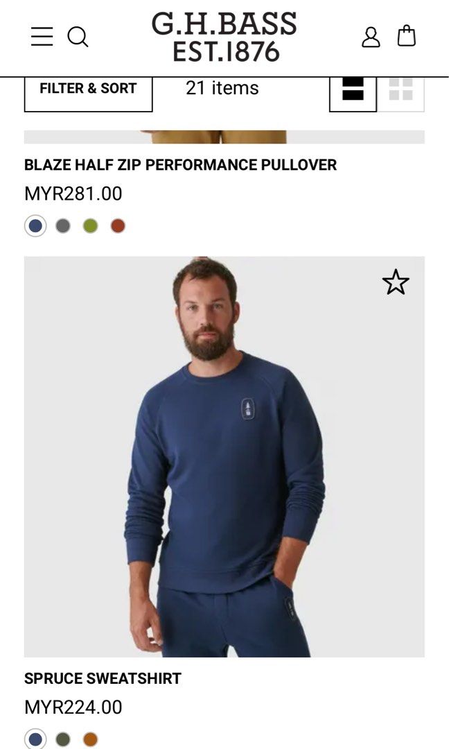 Gh bass and co pullover clearance